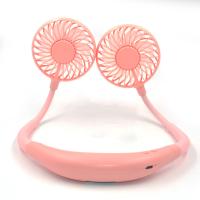 fã portátil da gargantilha do silicone do ABS 5200mAh recarregável para o esporte