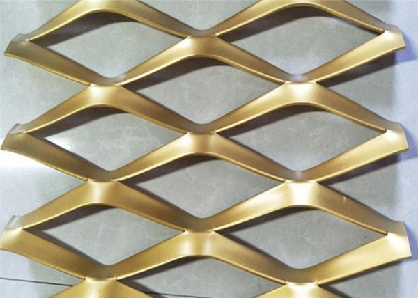 550mm Aluminum Expanded Metal Mesh Architecture decoration use
