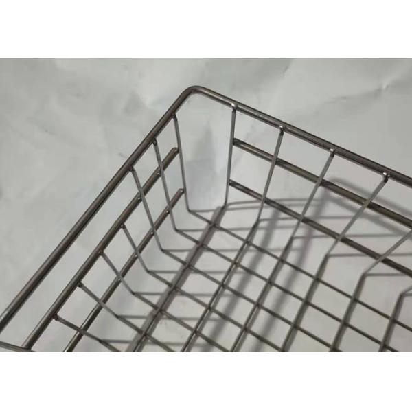 Professional 316 Stainless Steel Wire Mesh Basket Welded For Medical Cleaning