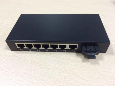 A caixa de interruptor 100M FX e 7 10 da fibra ótica da gestão/100M TX dual entalhe do SC ou do SFP da fibra