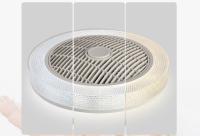 Lampe de ventilateur de plafond à LED ultra-mince pour la maison moderne Confort optimal Invisible Chauffage rapide pour la chambre à coucher Salle à manger Vie simple