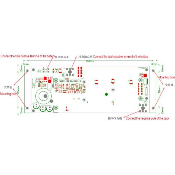 15S 16S 100A BMS 48V Smart BMS алюминиевая пластина для литийной батареи 5kwh с ЖК-дисплеем с RS485 для телекоммуникаций