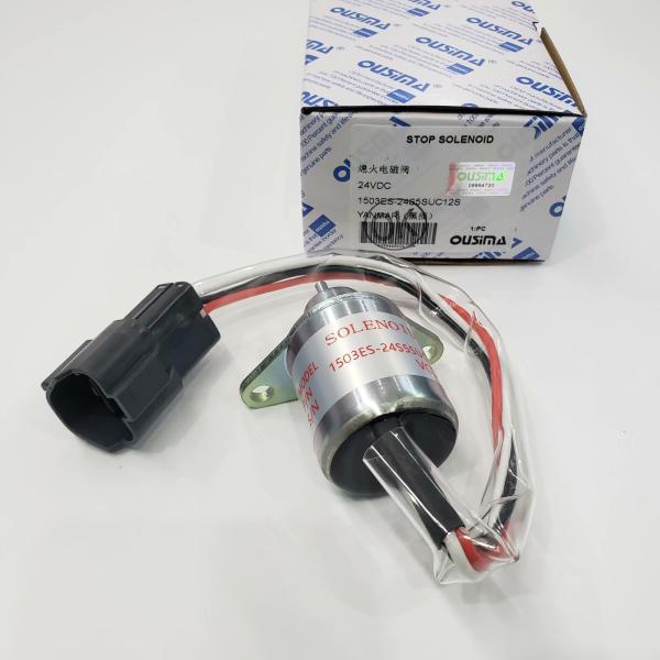 OUSIMA Fuel Shut Off Solenoid Yanmar 1503ES-24S5SUC12S Stop Solenoid  1503ES-24S5SUC12S 24V