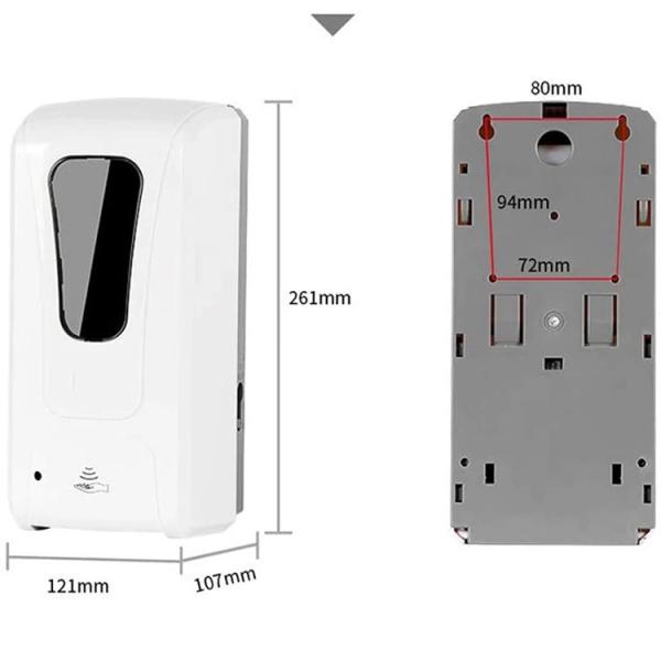 Hospital Hands Free 120ml Battery Operated Hand Soap Dispenser