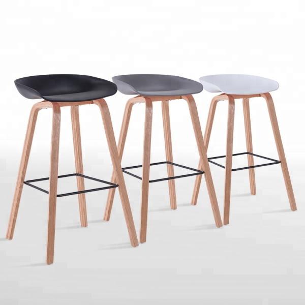 Practical Fashionable Polypropylene Plastic Bar Chairs Multi Colors Optional