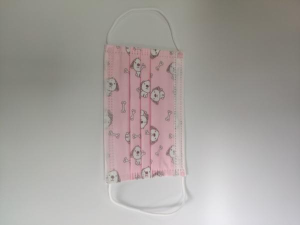 Wholesale 3 ply earloop kids cartoon face mask approved masques printed respirator disposable baby mask