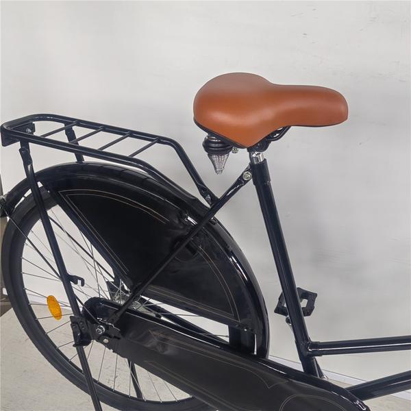 Single Speed 28 Inch Vintage Classic Black Lady Oma Holland City Cruiser Dutch Bike Bicycle for Women