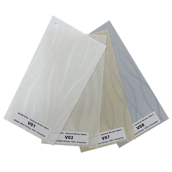 127mm Vertical Curtain Blind Fabric Material For Vertical Window Blinds