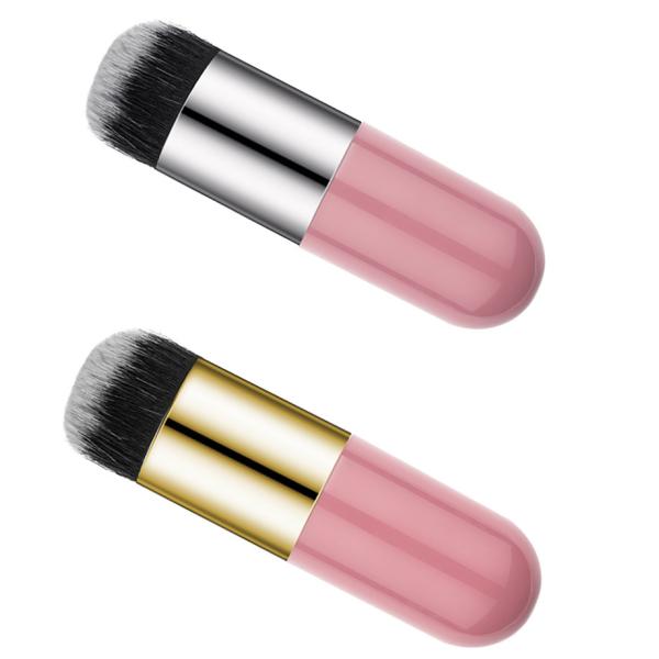 Professional Chubby Pier Foundation Brush 5 colors Makeup Brush Flat Cream Makeup Brushes Cosmetic Make-up Brush
