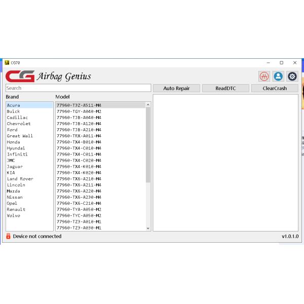 CGDI CG70 SRS Reset Tools Original Clear Fault Codes One Key No Welding No Disassembly Suit For Multi Cars Диагностический костюм для нескольких автомобилей