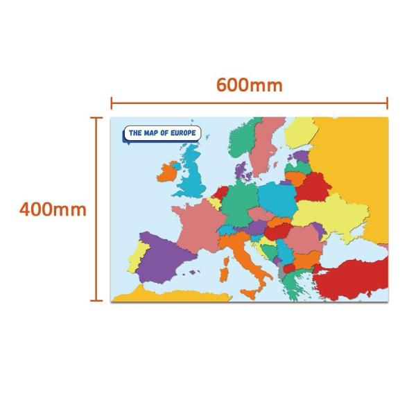 100x36 дюймов 75x36 дюймов Печать Сухое стирание Ламинированные плакаты Карта Обучение