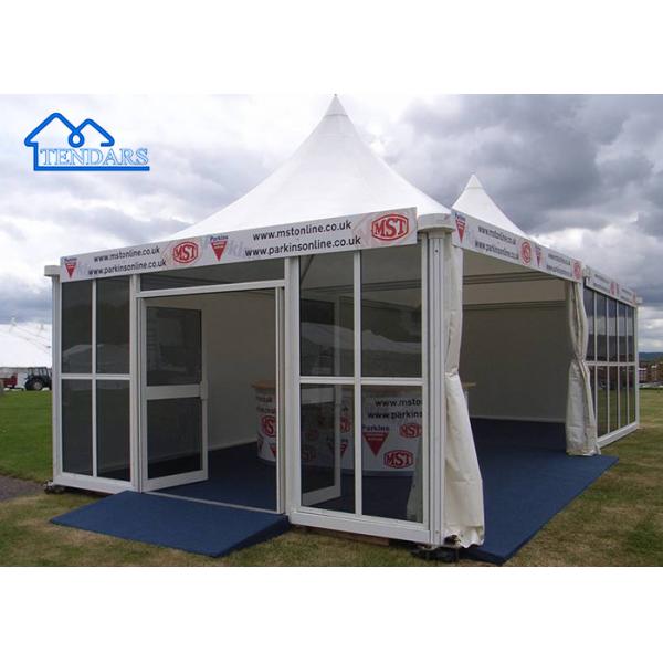 Custom Steel Aluminum White PVC Garden Pagoda Marquee Tent Outdoor Commercial Structure