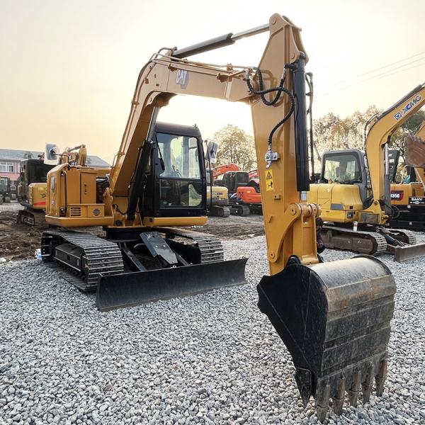 Used Caterpillar 307E2 crawler Excavator 135L Fuel Tank Capacity 42kw Rated power