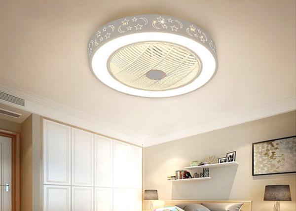 36W*2 Indoor Chandelier Ceiling Fan With Light And Remote 58cm*23cm