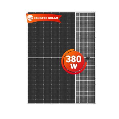 Lightweight Bifacial Solar Panel Technology PV Bifacial Module 380W
