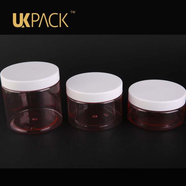 UKC49 emballage cosmétique en plastique de pot cosmétique vide d'ANIMAL FAMILIER de la grande capacité 200ml 300ml 500ml