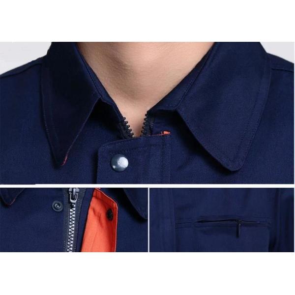 Winter Industrial Work Uniform Jackets No Shrinkage Elastic Waistband With Logo Printing