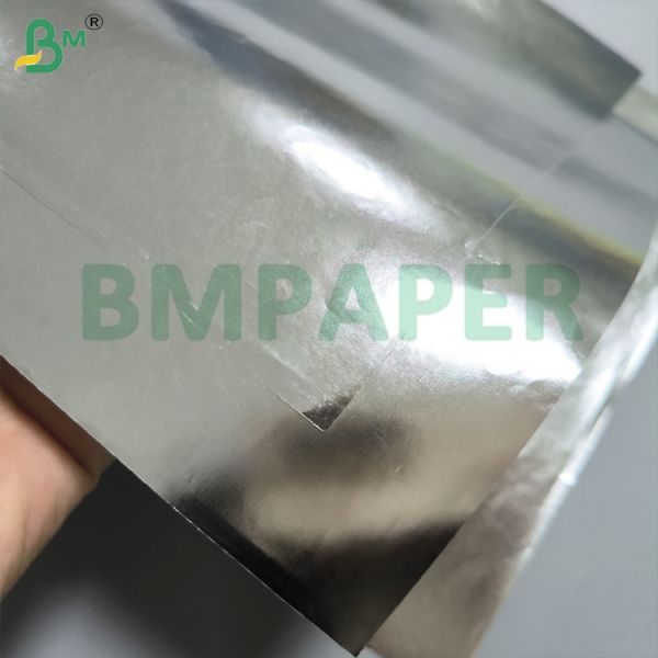 70g 80g Aluminum Foil Liner Paper Silver & Gold Color Excellent Barrier Properties