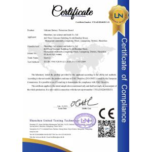Shenzhen Juyi Science And Trade Co., Ltd. Сертификации