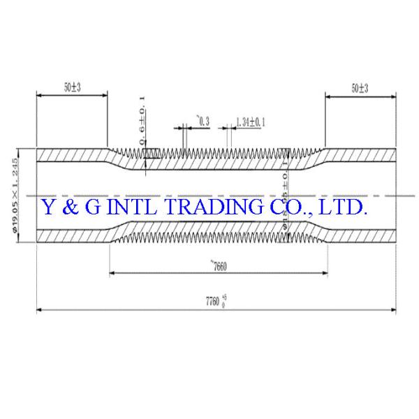 Air Cooled Low Finned Tube Extruded Copper Material 10-38mm OD For Condenser