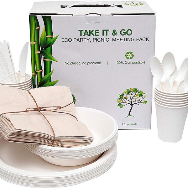Environmentally Friendly Cornstarch Utensil Compostable Disposable Cutlery