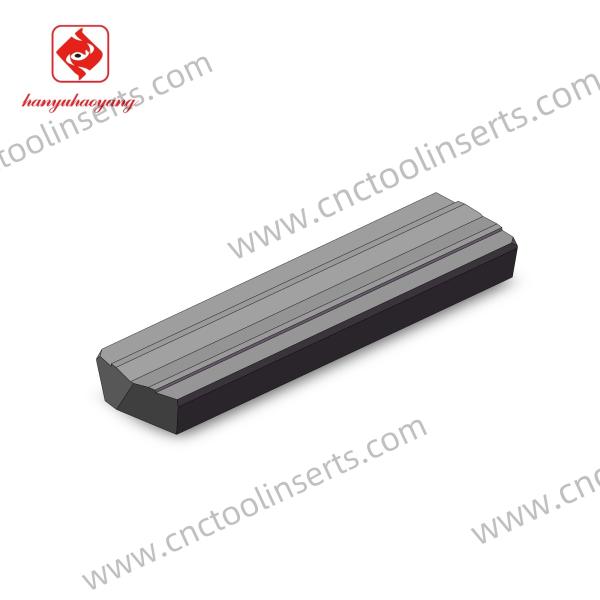 Insert de repassage CNC avec revêtement PVD HYL150315-1 HYB208, adapté aux matériaux difficiles à usiner, à l'exception des alliages à haute température.