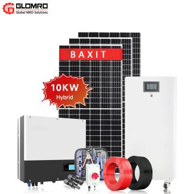 Fácil instalar em casa 10KW e o sistema solar da fora-grade jogos pequenos do painel solar para a casa