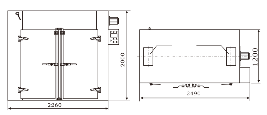 Low Noise Advanced CT-C Series Hot Air Circulation Oven Electric Heating