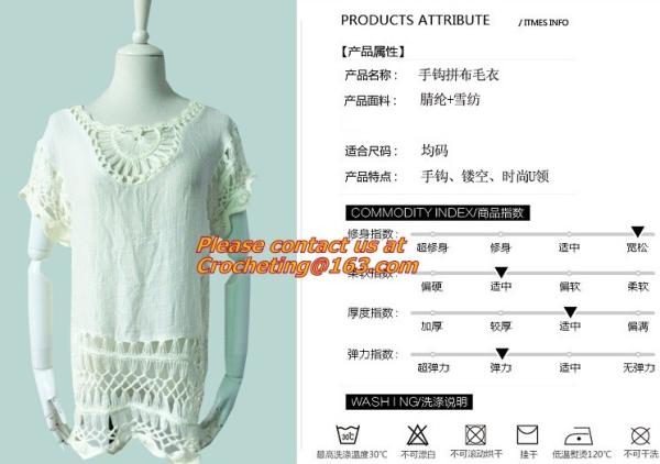 Fashion tassel, Hollow knitted Swimwear, swimsuit Crochet Bikini Beach Cover Up Smock Mini