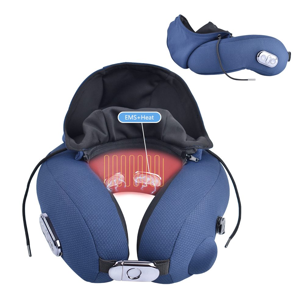 Portable Yoga Style Shoulder Coverage Air Compression Neck  Stretching Thai Neck Massage Pillow
