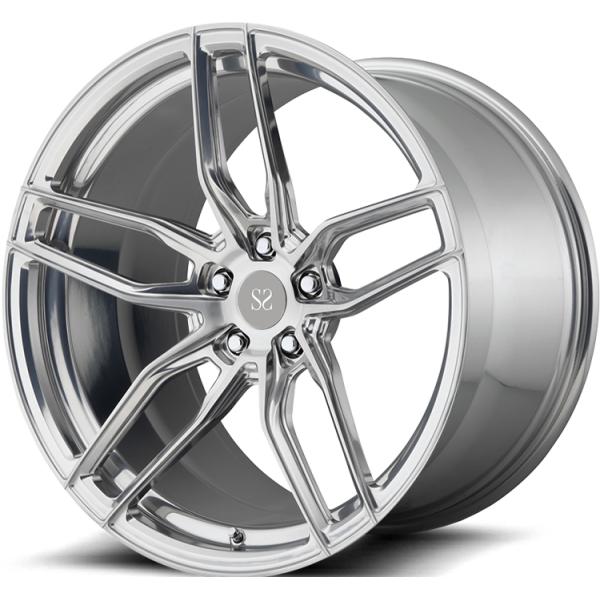 Monoblock 1pc Forged Alloy Rims 18 19 20 21 22Inch 5x114.3 Hyper Silver For AMG