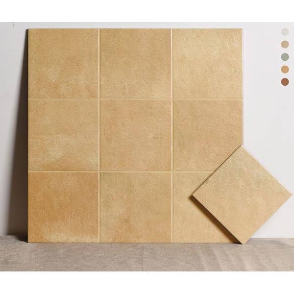 Anti-Slip Light Brown Ceramic Floor Tiles 600x600mm AAA Grade