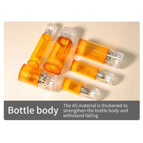 15ml Airless Lotion Pump Bottles Cosmetic Airless Pump Bottles AS Collar For Packaging