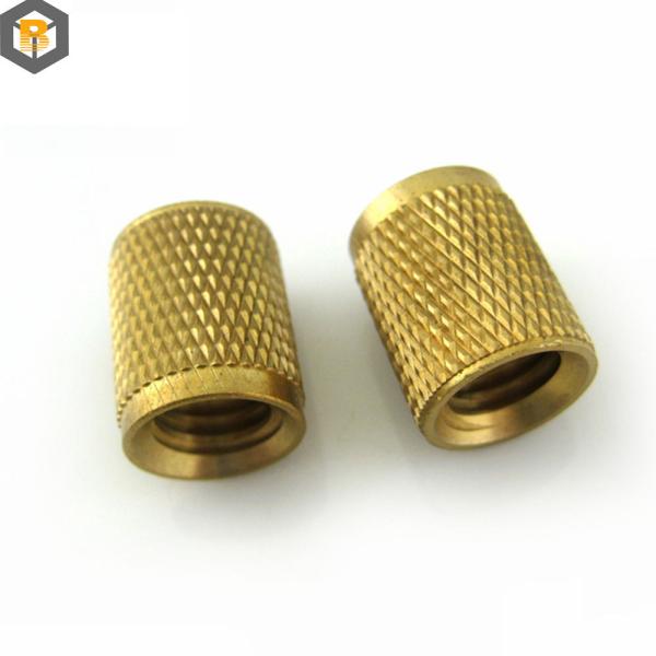 Alloy Threaded Insert Nuts Brass CNC Turning Part Micro Machining 0.002-0.01mm Spare Part