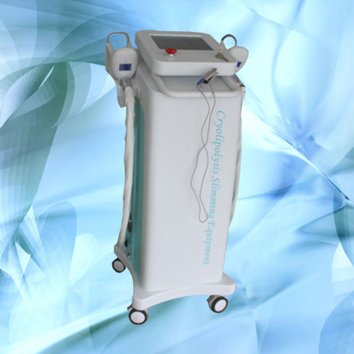 2 handles work together cool sculpt cryolipolysis slimming machine