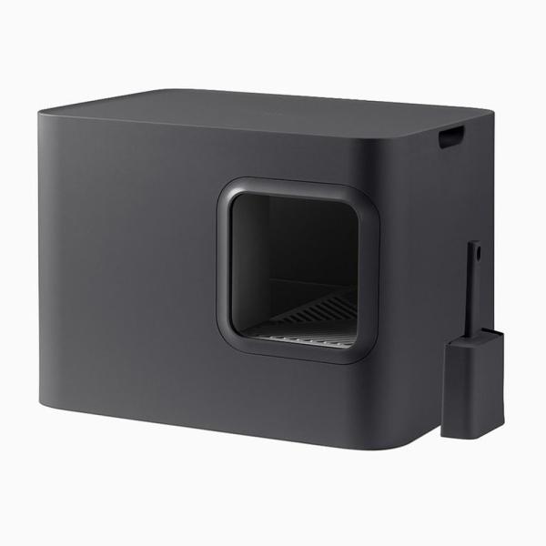 Rectangular Cat Litter Box Easy Clean Compact Kitty Litter Box