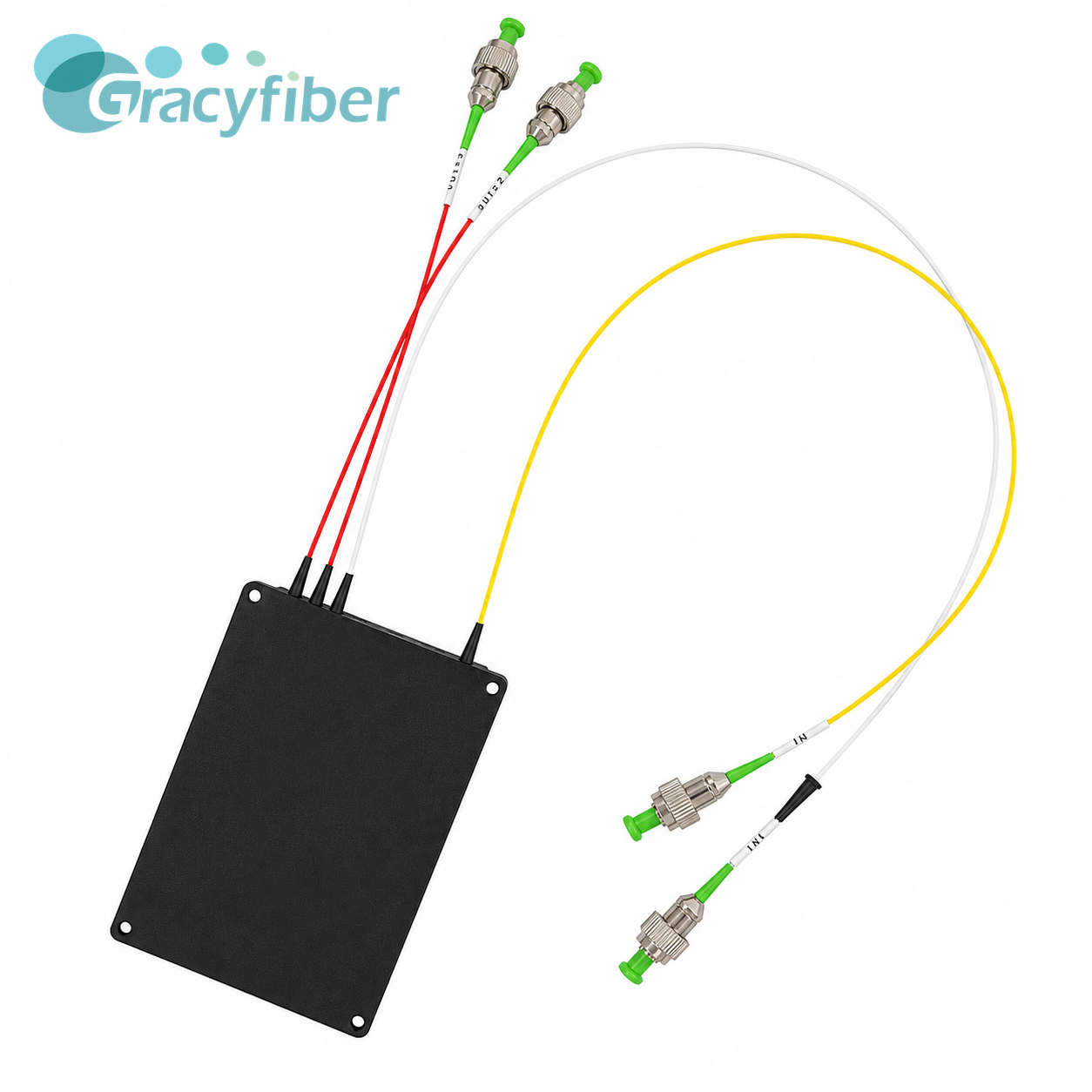 Hi1060 FBT Coupler Module 1060nm 1×2 5/95 + 1×2 50/50 + 2×2 50/50 Path-Matched Fiber Coupler for Fiber Laser, Interferometer, Optical Sensing and Power Monitoring