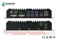 Android 12 RK3588 caixa de reprodutor de mídia 8K 4 USB caixa de reprodutor de controle industrial