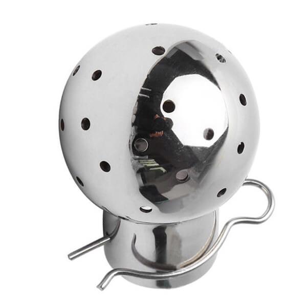 Sanitary T Type Tri Clamp Spray Ball , Double Circulating Clean In Place Spray Ball