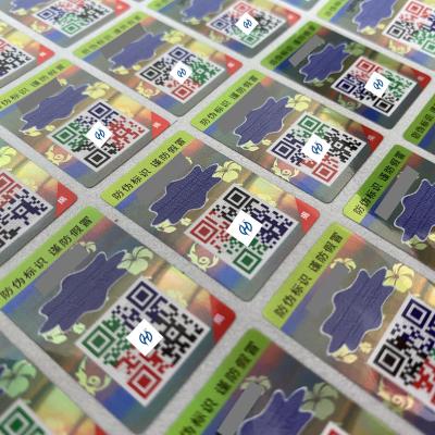 Impressão offset Autocolantes de segurança holográficos - personalizados para segurança e impressão