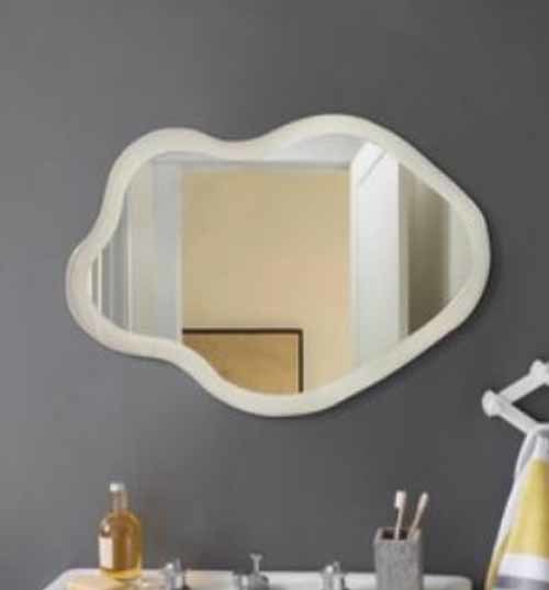 Modern Style Wooden Frame Full-length Mirror, Retro Wall Mirror, Suitable for Use As a Floor Mirror in Living Room and Bedroom