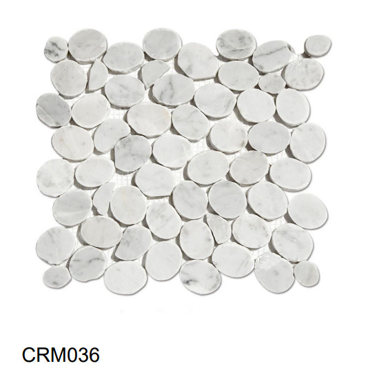 Modern Graphic Glazed Marble Tile Waterproof Interior Wall Stonetiles