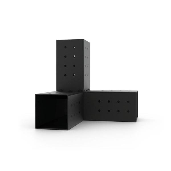 Elevated Wood Stand Kit with Stamping Process and Steel Brackets Fits 6x6 Pergola