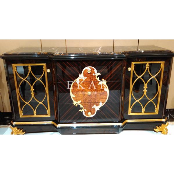 Barcelona 2 Door 4 Drawer Sideboard Oak Designer Sideboard For Living Room Antique Solid W