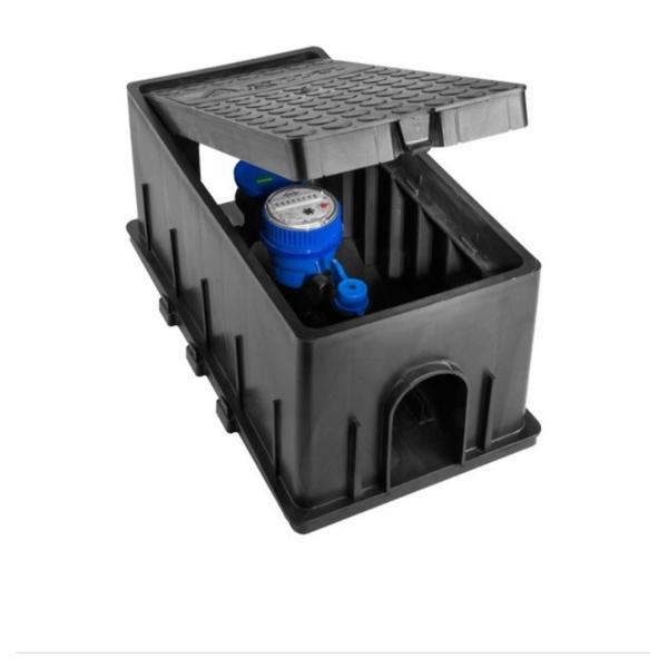 Plastic Water Meter Box with 800~1000kg Rated Load and 1500lbs Resistance Load for DN15/20 Water Meter