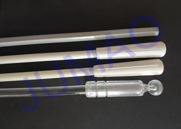 Corrosion Resistant Drapery Curtain Rods Powder Coating Pull Wand Baton With Clip