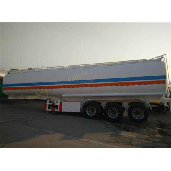 3 Axles Diesel / Petrol Tanker Trailers  , 45000 L Carbon Steel Semi Tanker Trailers