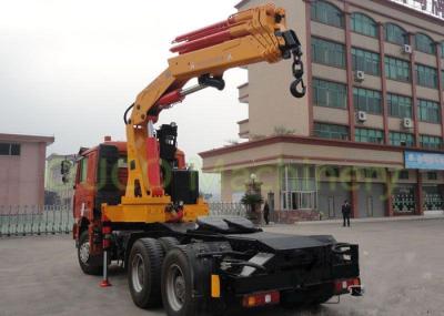 High Efficiency Truck Mounted Boom Crane Durable Low Power Consumption