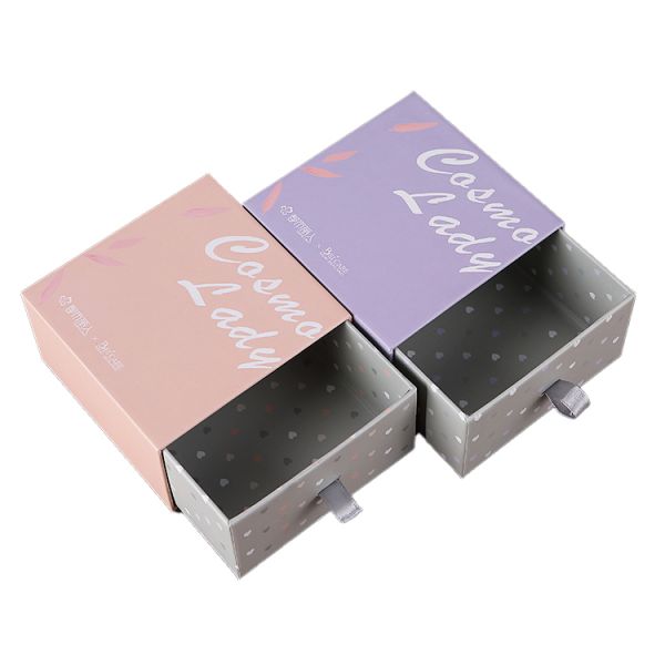 Pearl Hard Cardboard Gift Boxes Small Batch Customization Pull Out Gift Box