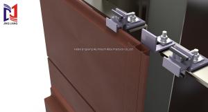 Terracotta Ventilated Facade Support System for 20mm Panel with High Durability